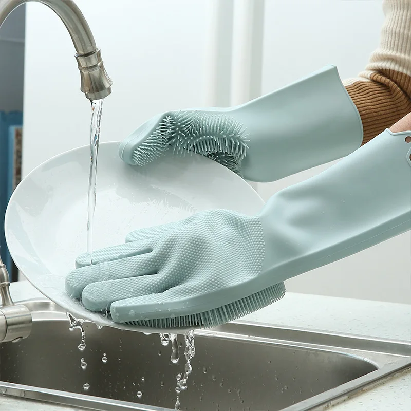 A Pair Magic Silicone Scrubber Rubber Cleaning Gloves Dusting|Dish Washing|Pet Care Grooming Hair Car|Insulated Kitchen Helper
A Pair Magic Silicone Scrubber Rubber Cleaning Gloves Dusting|Dish Washing|Pet Care Grooming Hair Car|Insulated Kitchen Helper
