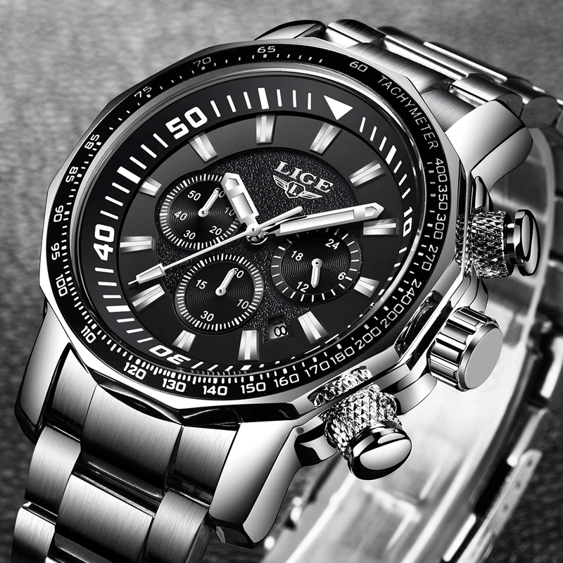 LIGE Top Brand 2019 New Luxury Men Fashion Quartz Watch Men's Casual Stainless Steel Waterproof Sport Watches Relogio Masculino
LIGE Top Brand 2019 New Luxury Men Fashion Quartz Watch Men's Casual Stainless Steel Waterproof Sport Watches Relogio Masculino