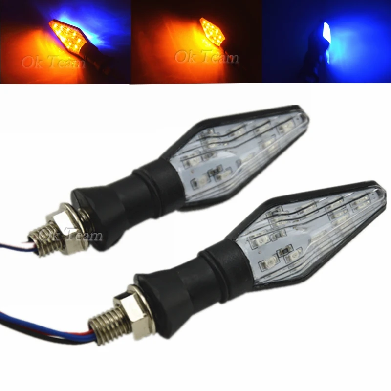 2pcs 12V Universal Motorcycle 9 LED SMD Turn Signal Indicators Blinker Amber Light Flash Bike Unbreak Lamp Free Shipping
2pcs 12V Universal Motorcycle 9 LED SMD Turn Signal Indicators Blinker Amber Light Flash Bike Unbreak Lamp Free Shipping