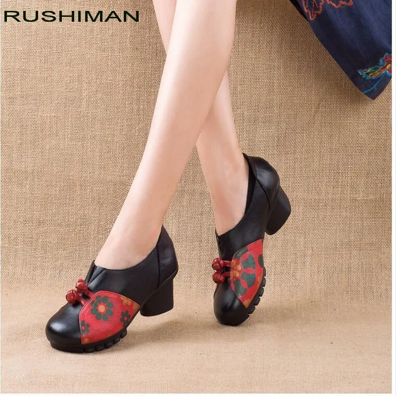 Spring autumn Fashion Loafers Genuine Leather Flat Shoes retro middle-aged dancing shoes comfortable non-slip Women Flats mother
Spring autumn Fashion Loafers Genuine Leather Flat Shoes retro middle-aged dancing shoes comfortable non-slip Women Flats mother