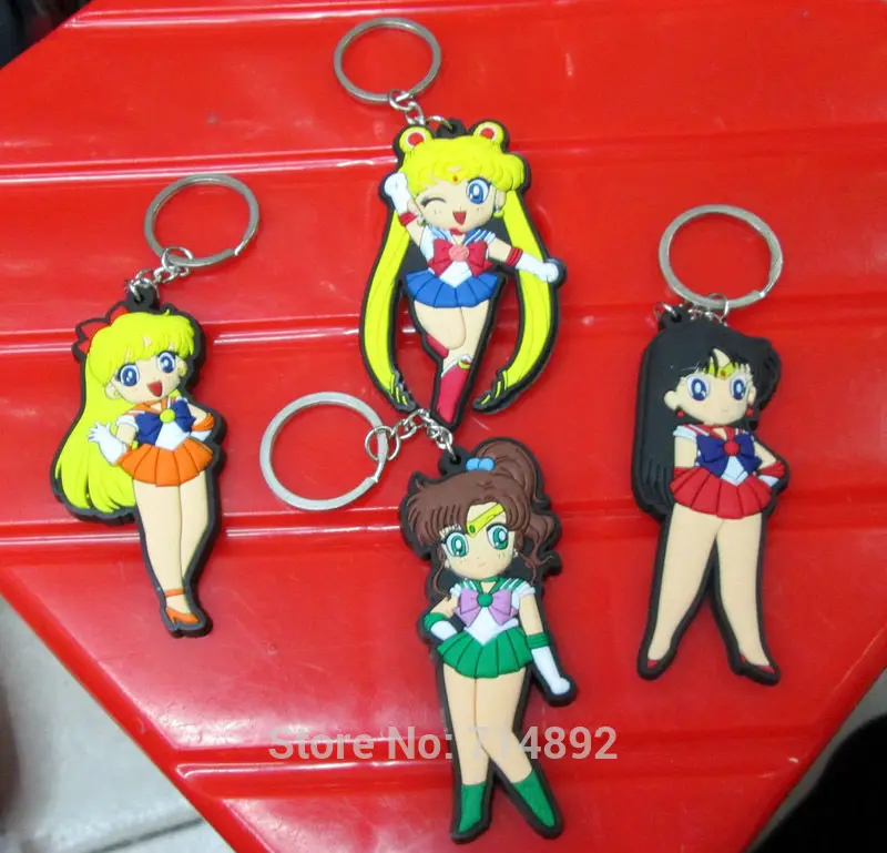 300 pcs/lot Classic Anime Sailor Moon figure keychain Venus Jupiter Mars pvc key ring pendants free shipping by DHL/Fedex
300 pcs/lot Classic Anime Sailor Moon figure keychain Venus Jupiter Mars pvc key ring pendants free shipping by DHL/Fedex