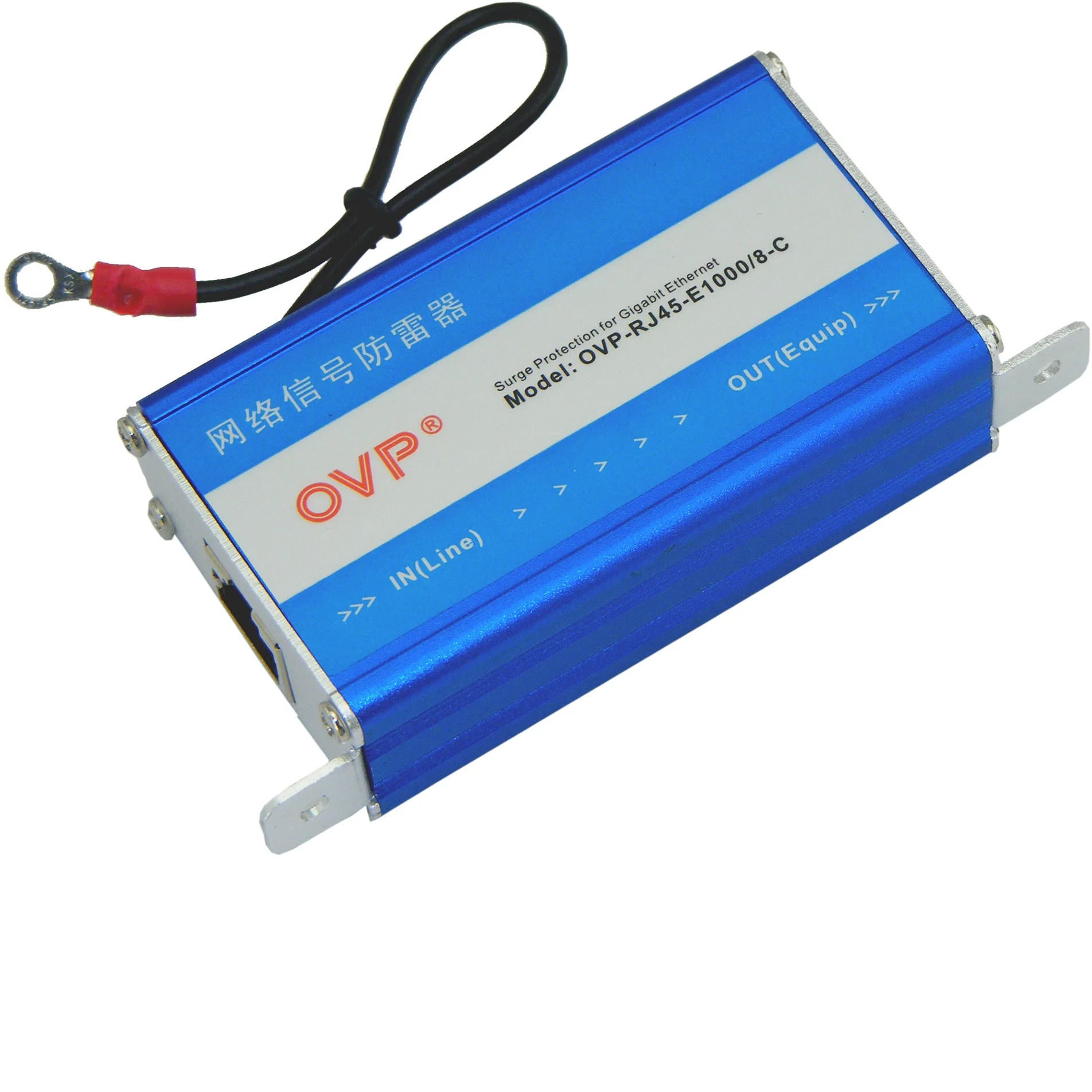 OVP Gigabit Network Surge Protector 1000 Mega Network Signal Surge Arrester Professional Level Ensures Over Gigabit Protection
OVP Gigabit Network Surge Protector 1000 Mega Network Signal Surge Arrester Professional Level Ensures Over Gigabit Protection