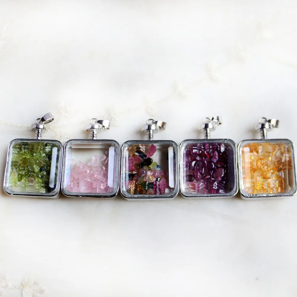 Chip Rock Crystal Quartz Healing Chakra Nature Charm Cut Stone Wish Bottle Pendant (rose quartz)
Chip Rock Crystal Quartz Healing Chakra Nature Charm Cut Stone Wish Bottle Pendant (rose quartz)