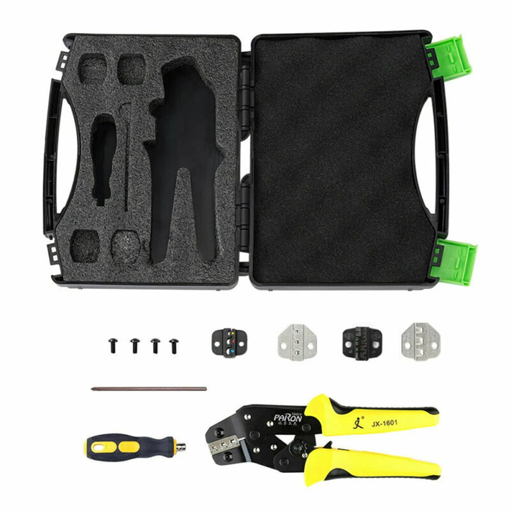 5 in 1 Crimping Pliers for Terminal Kits Automatic Wire Clip Pliers Forceps Multi-functional Wire Stripper Cable Cutter JX-1601
5 in 1 Crimping Pliers for Terminal Kits Automatic Wire Clip Pliers Forceps Multi-functional Wire Stripper Cable Cutter JX-1601