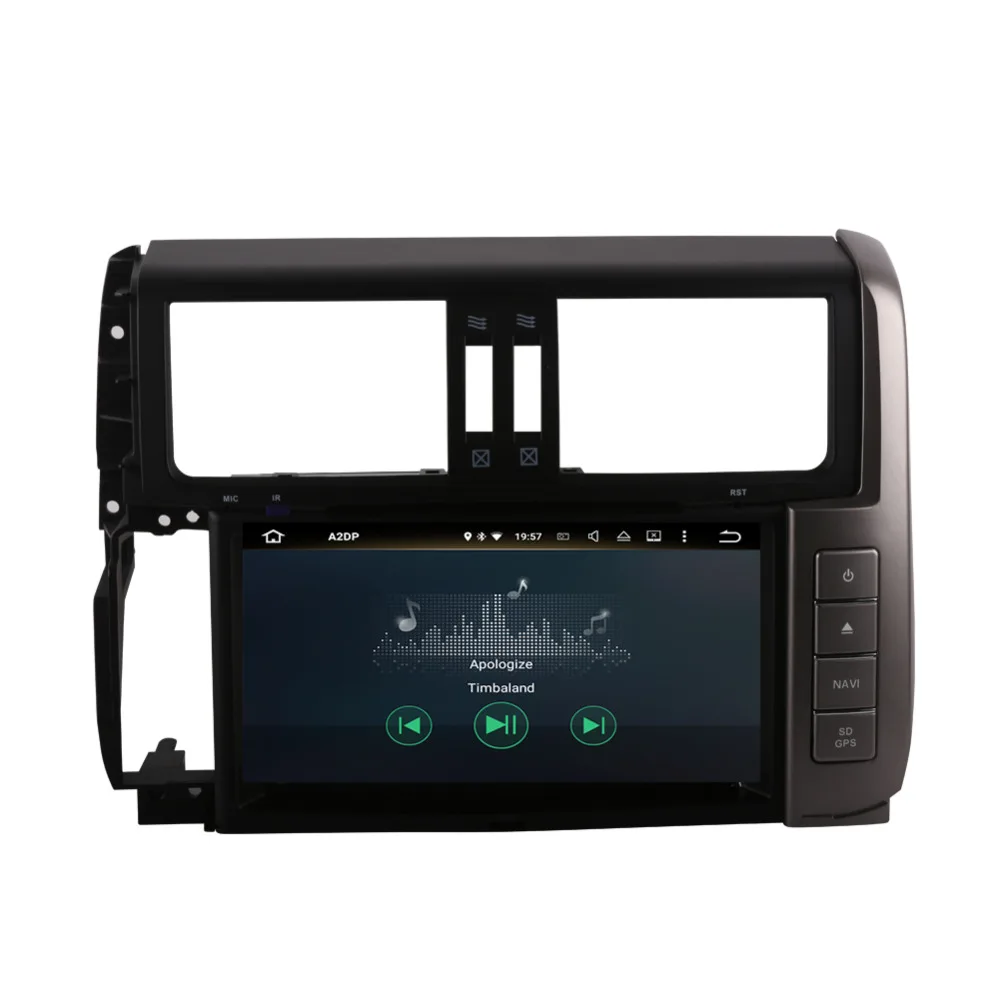 Автомагнитола с восьмиядерным процессором Android 7 1/8 0 4 Гб ОЗУ для Toyota Prado/Prado 150 2010 2013
