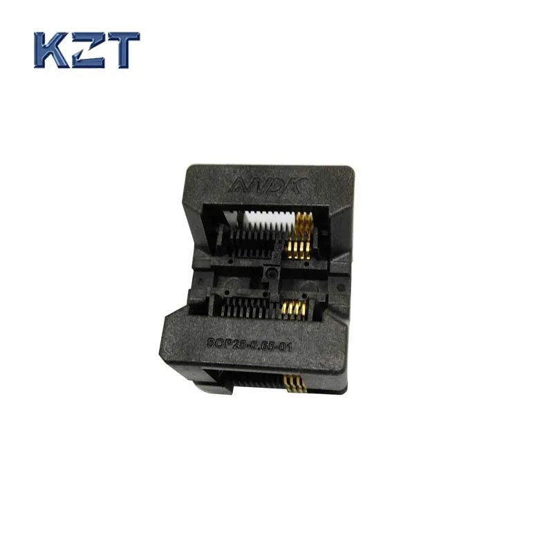 SSOP8 Adapter Pitch 0.65mm SSOP8 TSSOP8 Burn in Socket IC Test Socket OTS-28-0.65-01 Programming Socket
SSOP8 Adapter Pitch 0.65mm SSOP8 TSSOP8 Burn in Socket IC Test Socket OTS-28-0.65-01 Programming Socket
