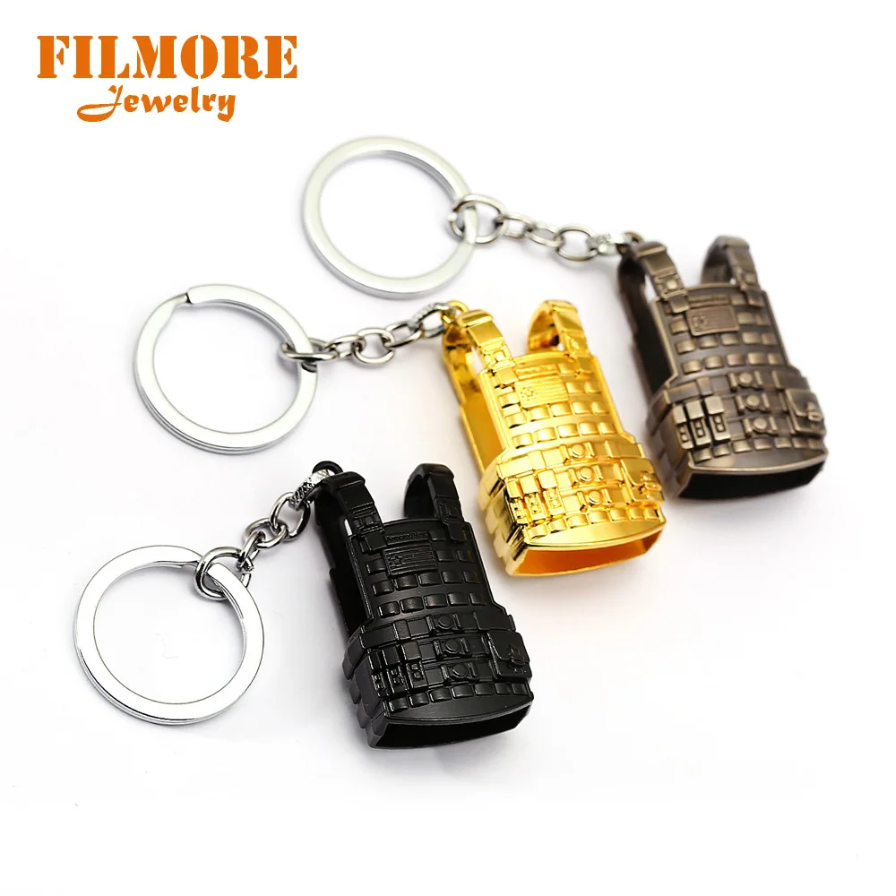 Amored Vest Keychain Playerunknown's Battlegrounds PUBG Body Armor Keychian Key Holder For Men Gift Chaveiro Porte Clef Jewelry
Amored Vest Keychain Playerunknown's Battlegrounds PUBG Body Armor Keychian Key Holder For Men Gift Chaveiro Porte Clef Jewelry