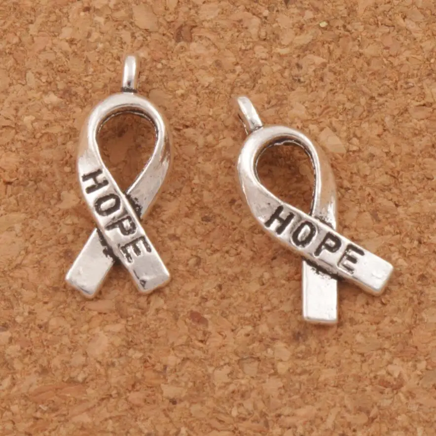 40pcs Hope Ribbon Charms 7.7x18.6mm Antique Silver Pendants Fashion Fit Bracelets Necklace Earrings L088
40pcs Hope Ribbon Charms 7.7x18.6mm Antique Silver Pendants Fashion Fit Bracelets Necklace Earrings L088