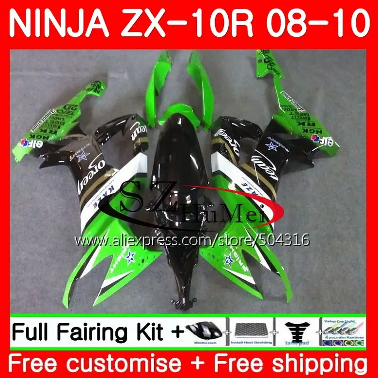 Боди для KAWASAKI NINJA ZX 10 R ZX10R ZX1000C 18SH4 ZX 10R 08 зеленый черный 09 10 ZX1000 ZX-10R 2008 2009 2010 обтекатели комплект
Боди для KAWASAKI NINJA ZX 10 R ZX10R ZX1000C 18SH4 ZX 10R 08 зеленый черный 09 10 ZX1000 ZX-10R 2008 2009 2010 обтекатели комплект