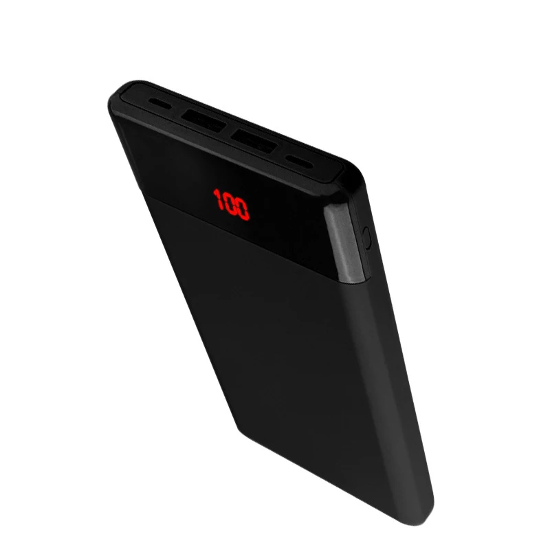 10000mAH Portable Powerbank Double USB Output LED Display Power bank Type-c Android Dual Input Power bank For Mobile Phone
10000mAH Portable Powerbank Double USB Output LED Display Power bank Type-c Android Dual Input Power bank For Mobile Phone