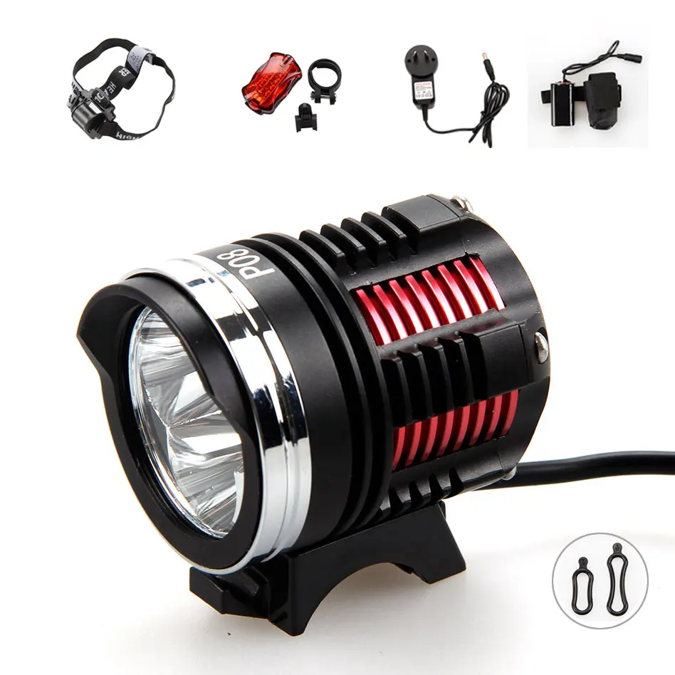 Передний светодиодный фонарь для велосипеда 12000 лм 3 вспышки|led front|bicycle light ledbicycle |