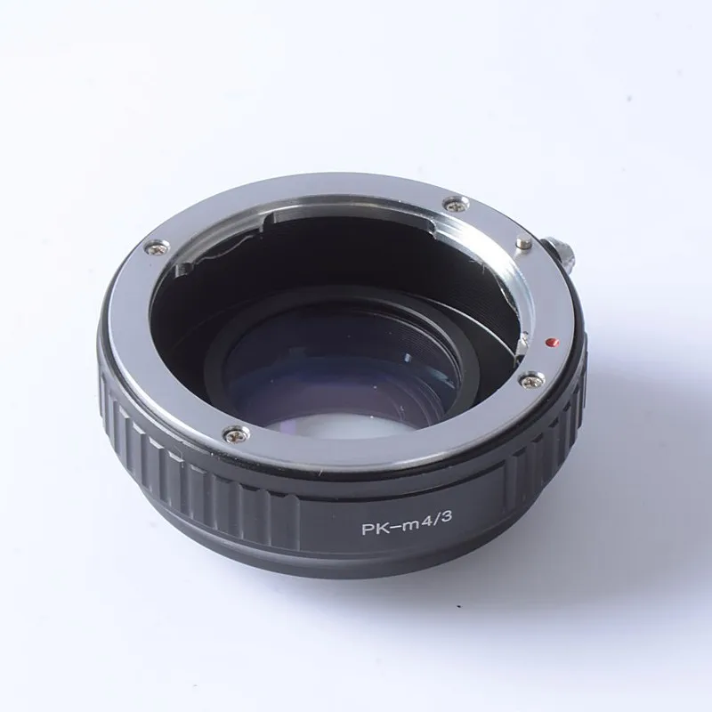 Focal Reducer Speed Booster Turbo adapter ring for Pentax PK Lens to m4/3 mount camera GF6 E-PL6 GX1 GX7 EM5 EM1 E-PL5 BMPCC
Focal Reducer Speed Booster Turbo adapter ring for Pentax PK Lens to m4/3 mount camera GF6 E-PL6 GX1 GX7 EM5 EM1 E-PL5 BMPCC