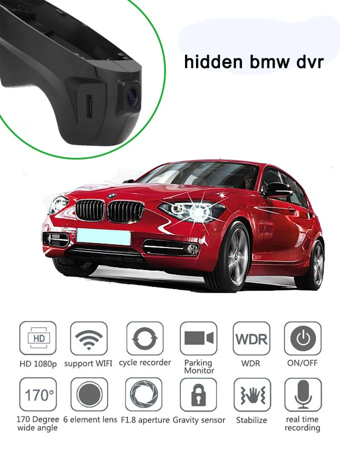 Автомобильный видеорегистратор PLUSOBD, Wifi, камера HD 1080P, автоматический Регистратор для BMW 3 серии 1 серии X1, автоматический запуск на 170 градусо...
Автомобильный видеорегистратор PLUSOBD, Wifi, камера HD 1080P, автоматический Регистратор для BMW 3 серии 1 серии X1, автоматический запуск на 170 градусо...