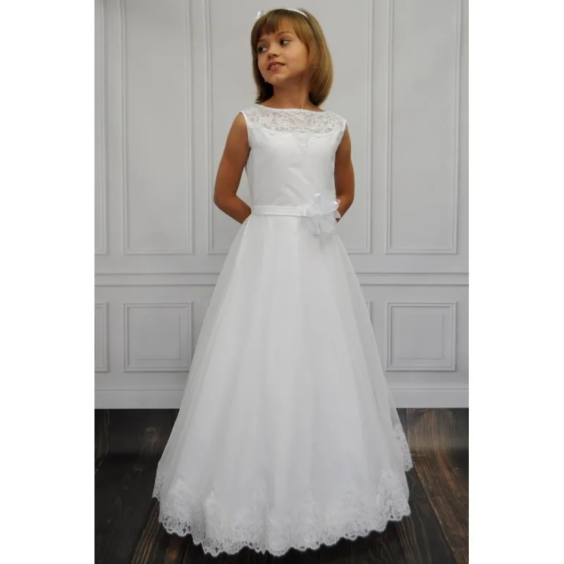 Vestidos De Comunion 2021 White / Ivory Floor Long Flower Girl Dresses For Weddings Lace Tulle Girls Holy First Communion Dress
Vestidos De Comunion 2021 White / Ivory Floor Long Flower Girl Dresses For Weddings Lace Tulle Girls Holy First Communion Dress