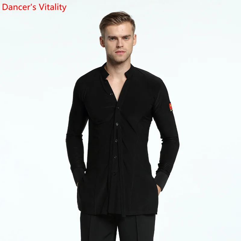 adult men's longsleeve shirt Plus Size Black Waltz Latin Dance shirt Men Latin Dance Shirts modern Ballroom stage dance tops
adult men's longsleeve shirt Plus Size Black Waltz Latin Dance shirt Men Latin Dance Shirts modern Ballroom stage dance tops