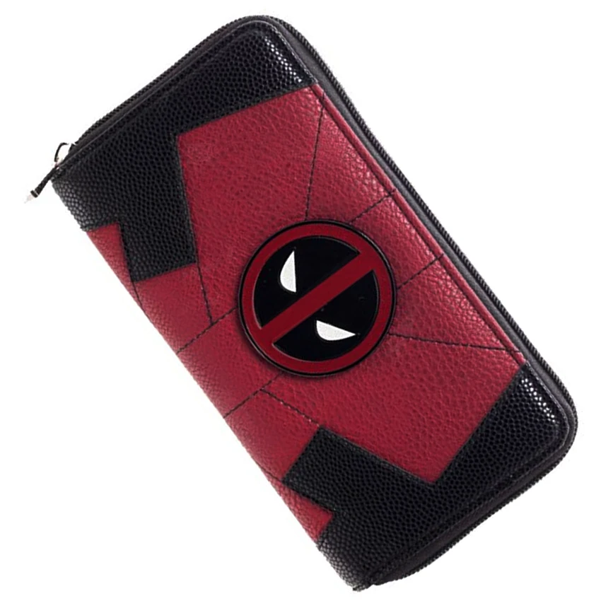 Женский Длинный кошелек Deadpool модный на молнии женские кошельки 2020|Мужские