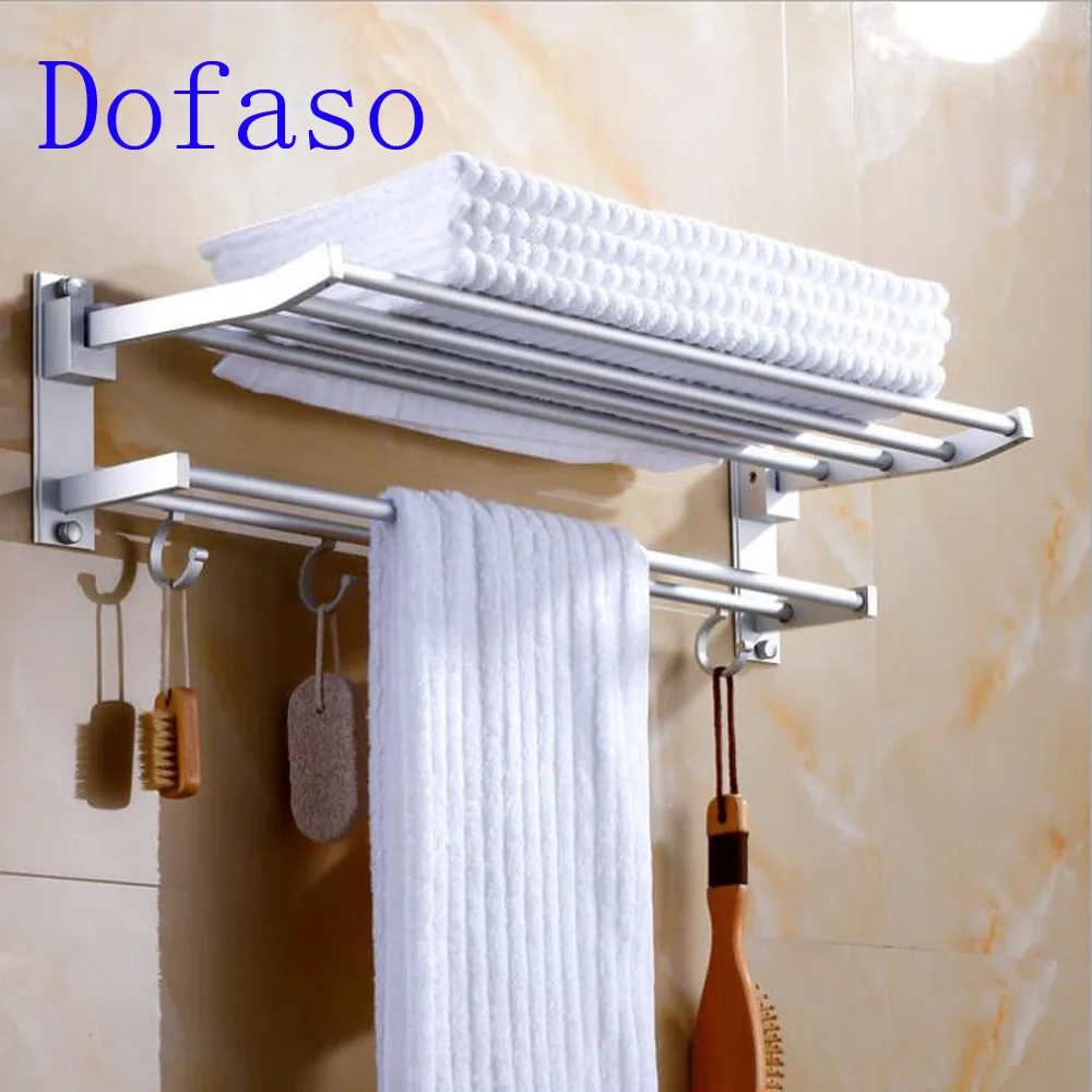 Dofaso bathroom or kitchen hardware storage rack holder shelf length shower organizer towel rack 40/50cm 2 layer with hooks
Dofaso bathroom or kitchen hardware storage rack holder shelf length shower organizer towel rack 40/50cm 2 layer with hooks