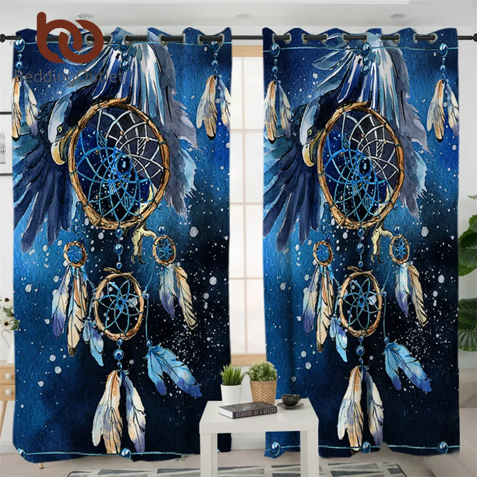BeddingOutlet Dreamcatcher Boho Living Room Curtains Feathers Blue Galaxy Curtain for Bedroom Bald Eagle Window Treatment Drapes
BeddingOutlet Dreamcatcher Boho Living Room Curtains Feathers Blue Galaxy Curtain for Bedroom Bald Eagle Window Treatment Drapes
