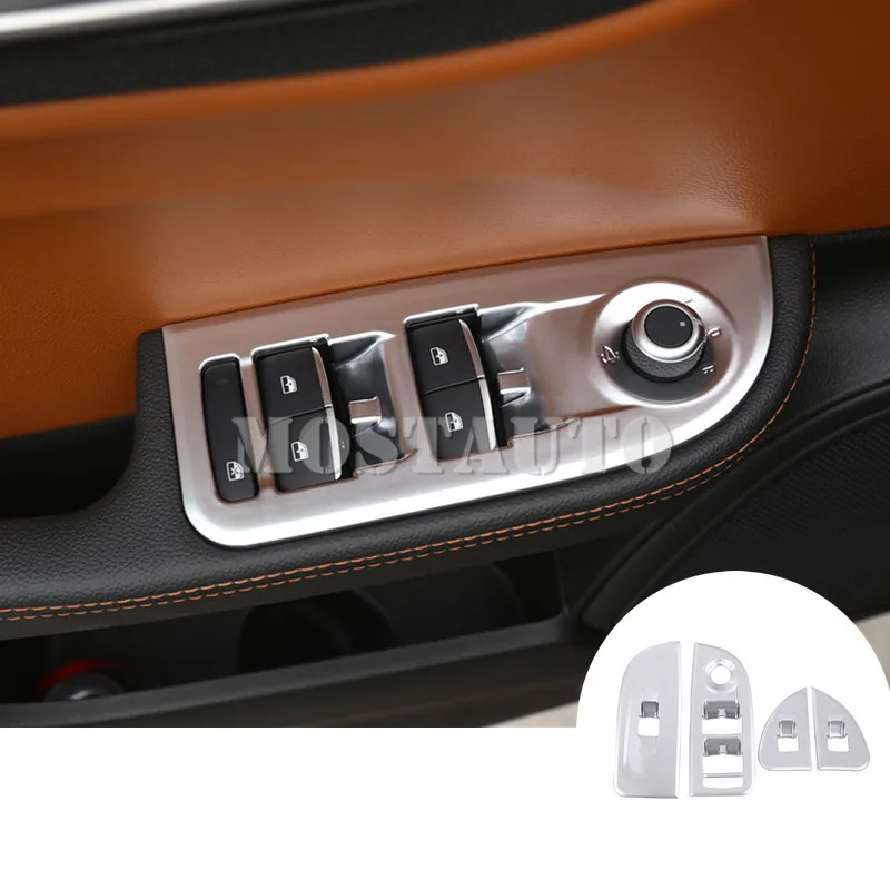 For Alfa Romeo Giulia ABS Car Door Armrest Window Switch Trim Cover 2017-2021 4pcs Car Decor Car Accessories Interior Car Trim
For Alfa Romeo Giulia ABS Car Door Armrest Window Switch Trim Cover 2017-2021 4pcs Car Decor Car Accessories Interior Car Trim