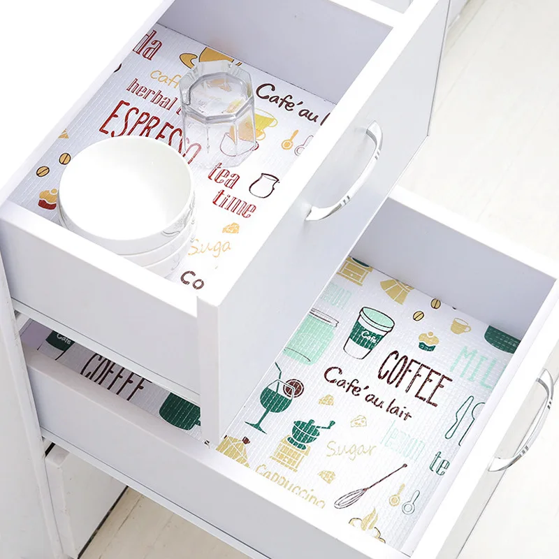 Cartoon can cut cabinets pad paper drawer thick waterproof moisture kitchen stickers home wardrobe pad shoes cabinet mat
Cartoon can cut cabinets pad paper drawer thick waterproof moisture kitchen stickers home wardrobe pad shoes cabinet mat