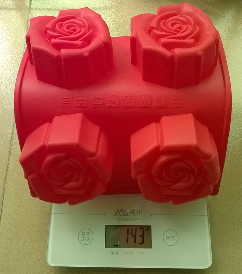 1Pc Cake Tool 6-Cavity Flower Shape Silicone Cake Mold for Homemade Baking Tools Rose Mouusse Mold 28.8*16.8*3.5cm
1Pc Cake Tool 6-Cavity Flower Shape Silicone Cake Mold for Homemade Baking Tools Rose Mouusse Mold 28.8*16.8*3.5cm