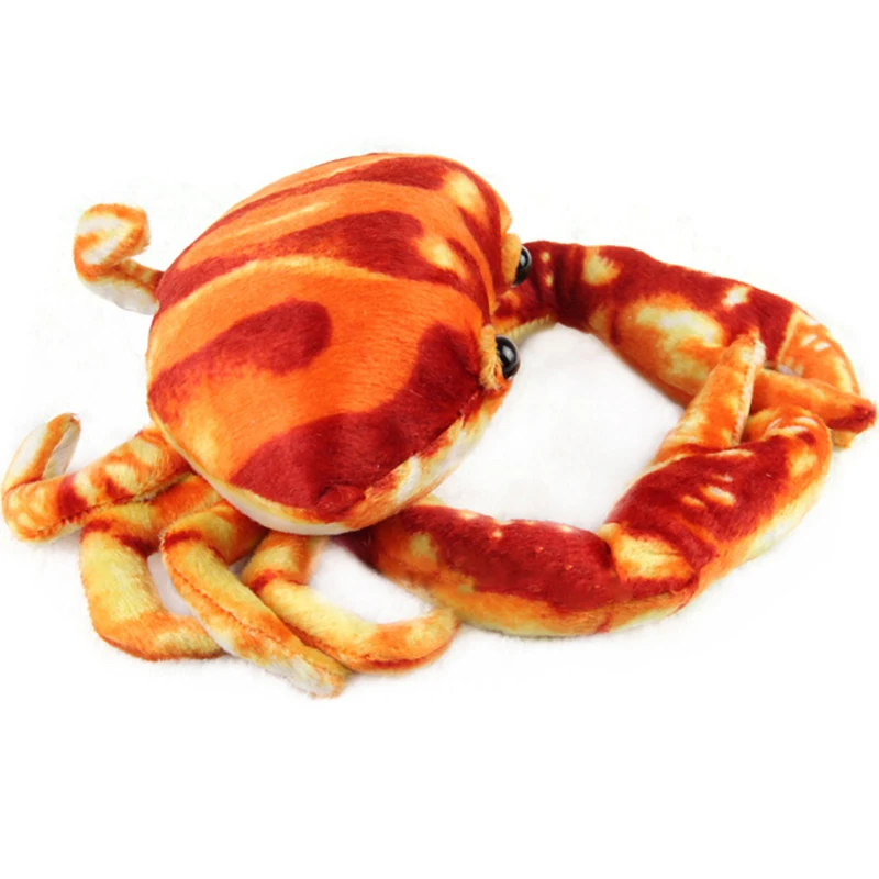 Ocean Creatures Plush Crab Cushion Doll Cute Stuffed Simulative Toys for Baby Kids Birthdays Gifts 27*23CM/10.5*9" | Игрушки и хобби