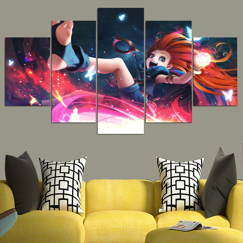 HD Canvas Printed Painting 5 Piece Video Game Legends League Zoe Home Decor Poster Picture For Living Room
HD Canvas Printed Painting 5 Piece Video Game Legends League Zoe Home Decor Poster Picture For Living Room