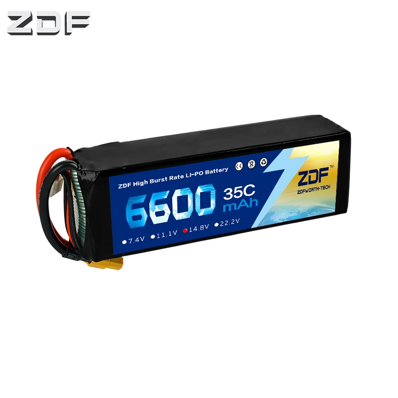 Аккумулятор ZDF Lipo 6600 мАч 14 8 в стандартная батарея Pacl 35C для профессионального