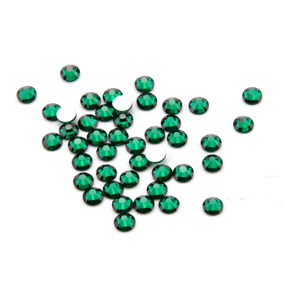 Glass Crystal Emerald Stone Flat Back Nail Art Decoration Rhinestones SS3-SS34 Loose Rhinestones for Clothe decoration
Glass Crystal Emerald Stone Flat Back Nail Art Decoration Rhinestones SS3-SS34 Loose Rhinestones for Clothe decoration