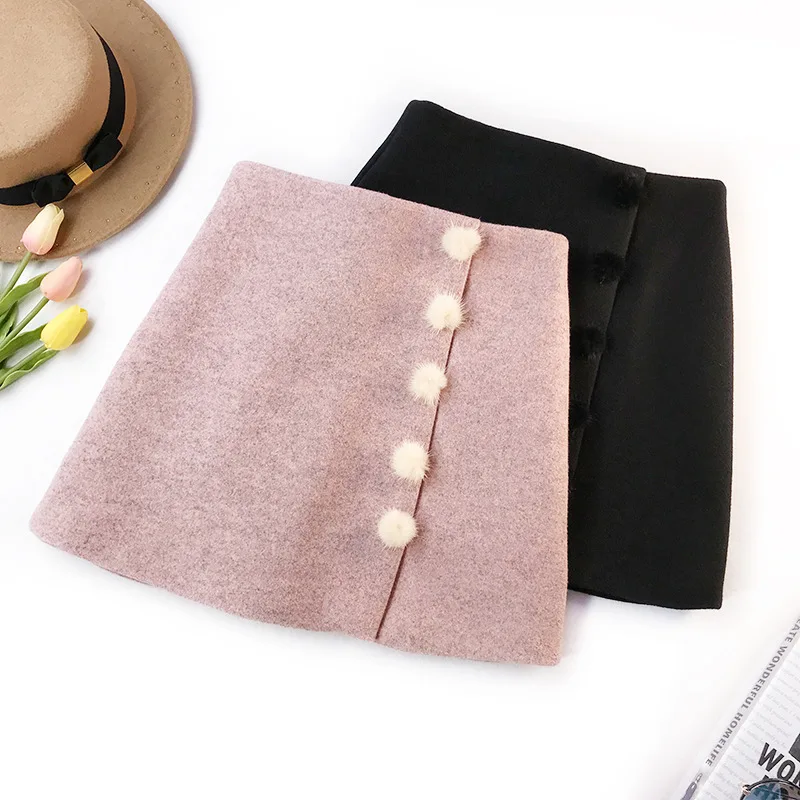 2020 Hot Spring New Arrival Simple High-waist Woolen Ladies Skirts With Hairballs Korean Style Mini Skirt Women clothes
2020 Hot Spring New Arrival Simple High-waist Woolen Ladies Skirts With Hairballs Korean Style Mini Skirt Women clothes