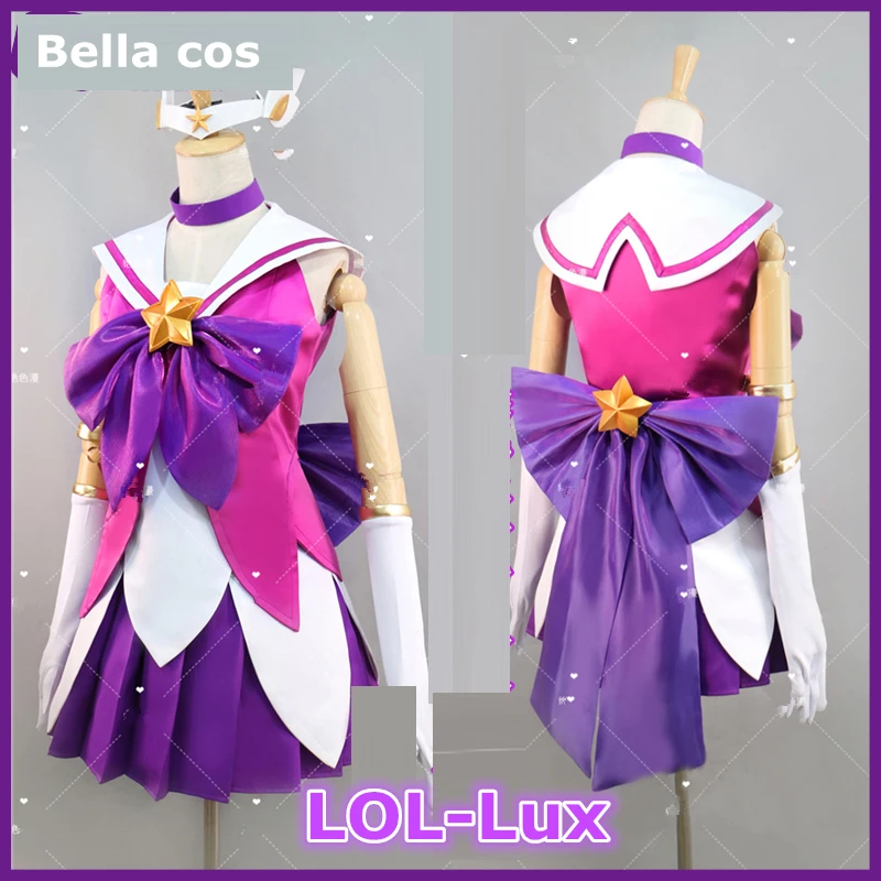 Размер на заказ LOL Luminosity Magic girl Lux Костюм для костюмированной вечеринки Платье Топ