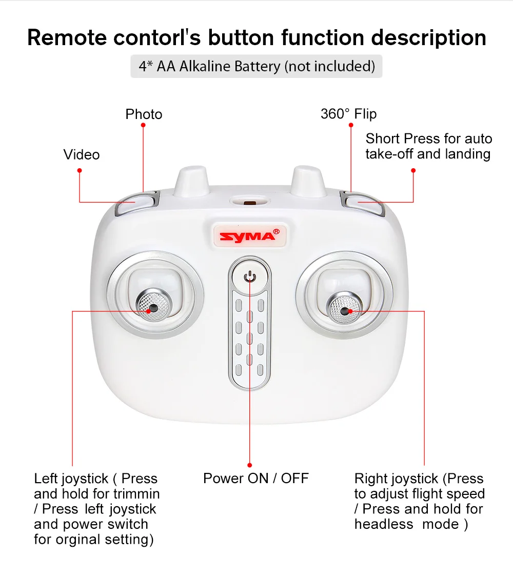 Официальный Дрон SYMA X22W, Радиоуправляемый вертолет, камера FPV, Wifi, передача в реальном времени, Безголовый режим, Hover функциональные дроны
Официальный Дрон SYMA X22W, Радиоуправляемый вертолет, камера FPV, Wifi, передача в реальном времени, Безголовый режим, Hover функциональные дроны