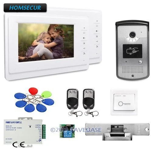 Видеодомофон HOMSECUR, 7 дюймов, громкая связь, домофон, с брелоками, разблокировка камеры
Видеодомофон HOMSECUR, 7 дюймов, громкая связь, домофон, с брелоками, разблокировка камеры