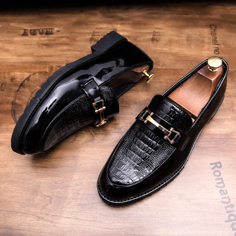 Hot Sale Casual Leather Shoes For Men Loafers Soft Leather&Patent Leather Slip-On Business Men Shoes Brand Fashion Flat Zapatos
Hot Sale Casual Leather Shoes For Men Loafers Soft Leather&Patent Leather Slip-On Business Men Shoes Brand Fashion Flat Zapatos