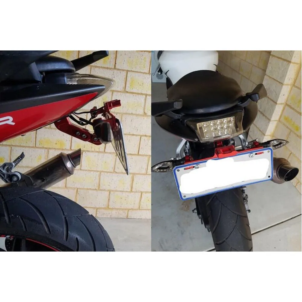 Adjustable Motorcycle License Plate Aluminum License Bracket Universal LED Light License Plate Frame Telescopic Mount Holder
Adjustable Motorcycle License Plate Aluminum License Bracket Universal LED Light License Plate Frame Telescopic Mount Holder