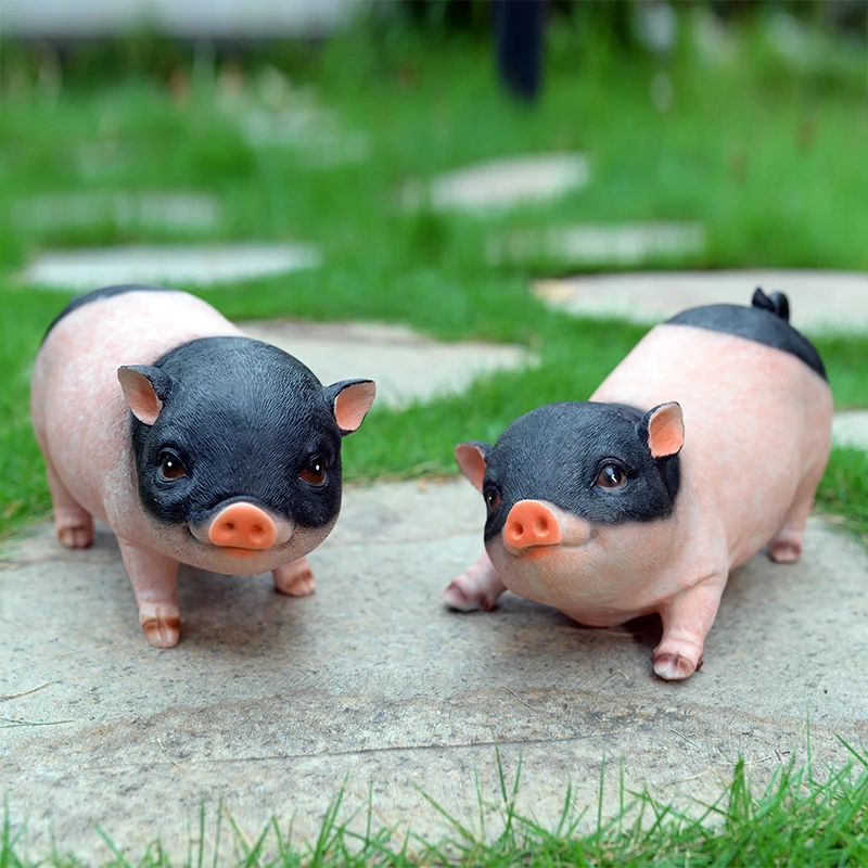 Lovely Animal Resin Pigs Handicrafts Creative Figurines Crafts Teraryum Fairy Garden Miniatures Mini Home Decoration Accessories
Lovely Animal Resin Pigs Handicrafts Creative Figurines Crafts Teraryum Fairy Garden Miniatures Mini Home Decoration Accessories