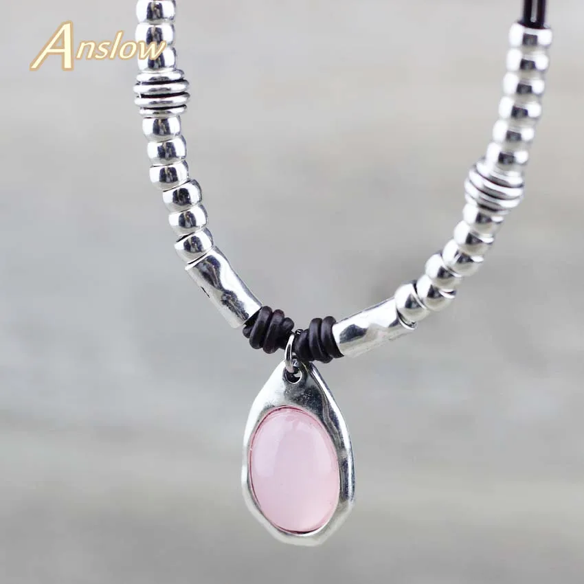 Anslow Fashion Jewelry Handmade DIY Wrap Leather Candy Style Short Necklace For Women Lady Female Party Gift LOW0076AN
Anslow Fashion Jewelry Handmade DIY Wrap Leather Candy Style Short Necklace For Women Lady Female Party Gift LOW0076AN