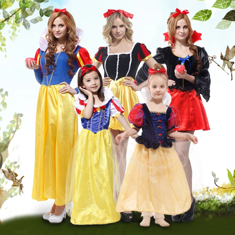 Free shipping Snow White and Queen cosplay suit adult men and women dance party costumes Halloween Christmas Children playing
Free shipping Snow White and Queen cosplay suit adult men and women dance party costumes Halloween Christmas Children playing