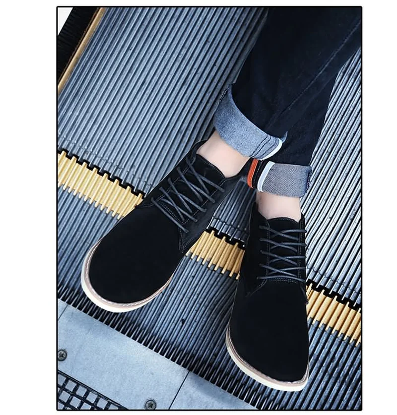 New Men Shoes Casual Suede Leather Shoes Mens Loafers Black Oxford Shoes for Men Zapatos Hombre Size 39-46 Sneakers Men
New Men Shoes Casual Suede Leather Shoes Mens Loafers Black Oxford Shoes for Men Zapatos Hombre Size 39-46 Sneakers Men