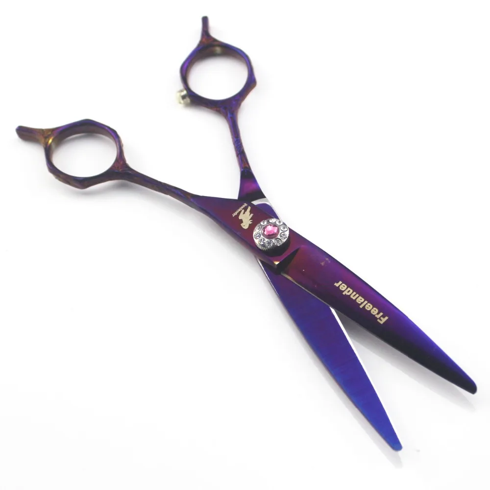 Freelander 6" purple double tail flower handle Hairdressing scissors Barber shears,hair clippers
Freelander 6" purple double tail flower handle Hairdressing scissors Barber shears,hair clippers