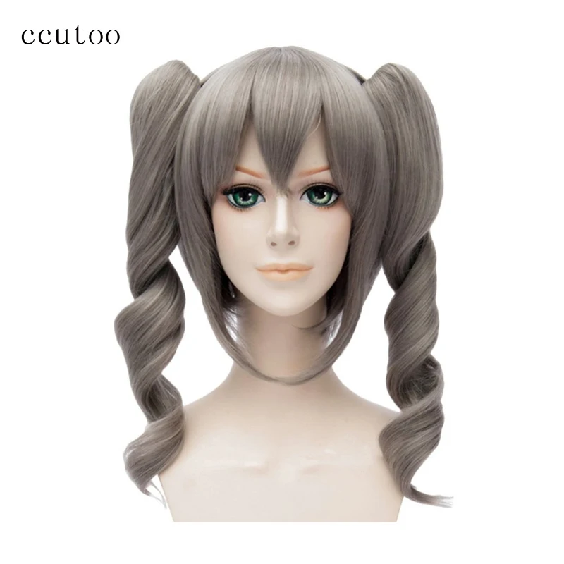 ccutoo 14"/35cm The Idol Master Cinderella Girls Kanzaki Ranko Gray Curly Synthetic Cosplay Wig Hair With Chip Ponytails
ccutoo 14"/35cm The Idol Master Cinderella Girls Kanzaki Ranko Gray Curly Synthetic Cosplay Wig Hair With Chip Ponytails