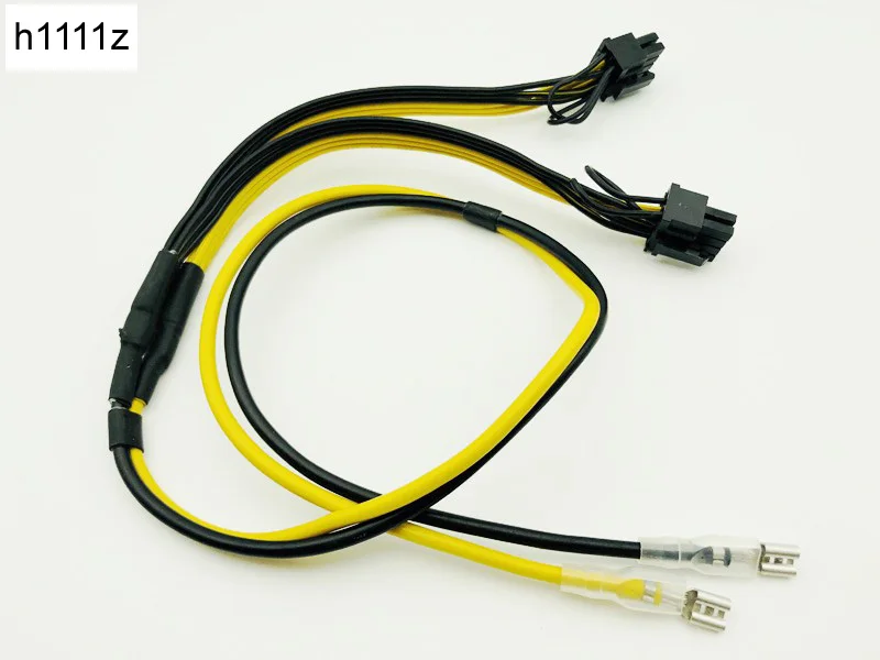 New Power Cable PCIE Video Card Dual 8pin (6+2) Splitter Power Supply Cord Wire with Terminal 12AWG + 16AWG for BTC Miner Mining
New Power Cable PCIE Video Card Dual 8pin (6+2) Splitter Power Supply Cord Wire with Terminal 12AWG + 16AWG for BTC Miner Mining