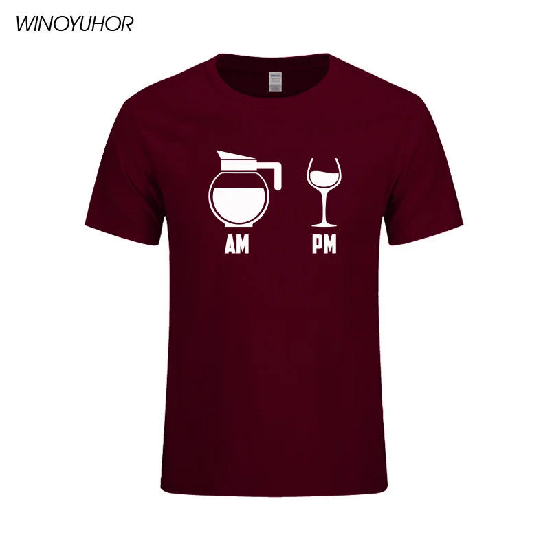 Funny Coffee And Wine Mens T Shirt New Summer Casual Short Sleeve Cotton T-Shirt Humor Tops Tee For Men
Funny Coffee And Wine Mens T Shirt New Summer Casual Short Sleeve Cotton T-Shirt Humor Tops Tee For Men