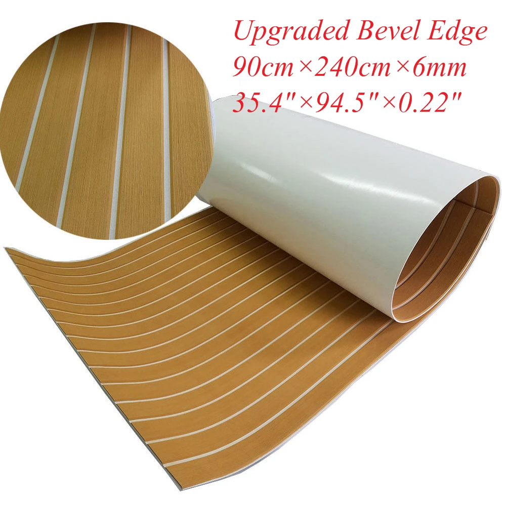 Bevel Edge EVA Teak Decking Carptet Sheet Yacht Marine Anti Slip Mat Luxury Yellow Brown In White Groove Boats Accessories
Bevel Edge EVA Teak Decking Carptet Sheet Yacht Marine Anti Slip Mat Luxury Yellow Brown In White Groove Boats Accessories