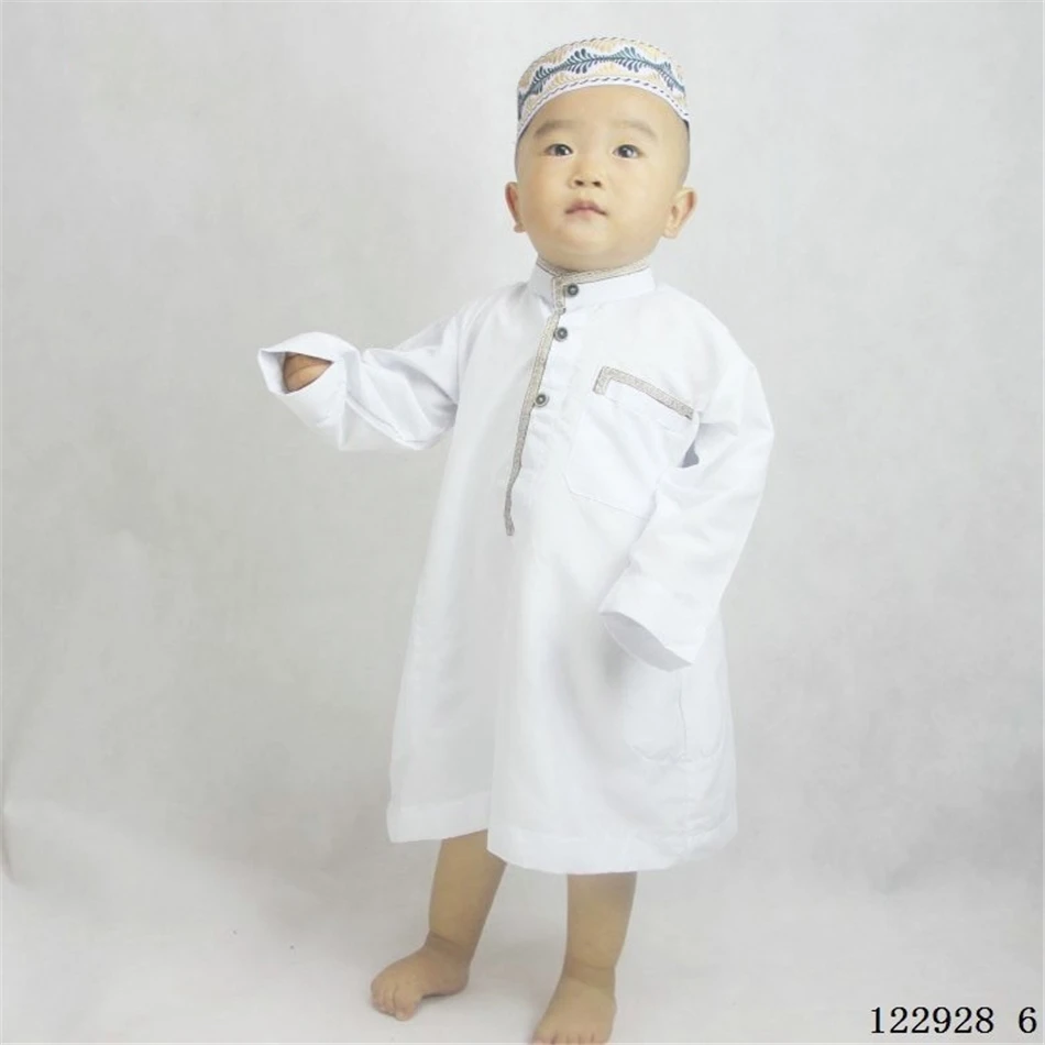 Muslim Boys Abaya Kids Kaftan Islamic Clothing Dubai Jubba Thobe Arab Eid Mubarak Toddler 2-6 6-10 Years Old Traditional Robes
Muslim Boys Abaya Kids Kaftan Islamic Clothing Dubai Jubba Thobe Arab Eid Mubarak Toddler 2-6 6-10 Years Old Traditional Robes