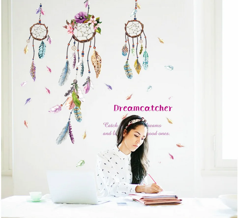 Feather Aeolian Bells Wall Stickers Girl Boy Kids Bedroom Bathroom TV Wall Living Room Decorative Wallpaper Mural Home Decor
Feather Aeolian Bells Wall Stickers Girl Boy Kids Bedroom Bathroom TV Wall Living Room Decorative Wallpaper Mural Home Decor