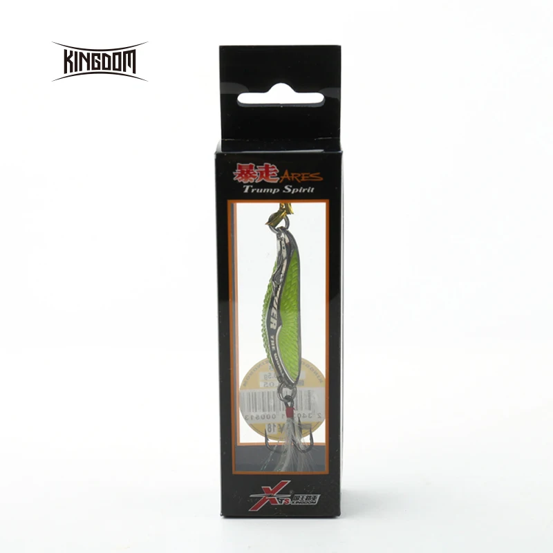 Kingdom 5g/7g/10.5g/14g Fishing Metal Lure Sinking Double Spoon Spinner Bait Six Colors Available Fishing Tackle Model 3403
Kingdom 5g/7g/10.5g/14g Fishing Metal Lure Sinking Double Spoon Spinner Bait Six Colors Available Fishing Tackle Model 3403