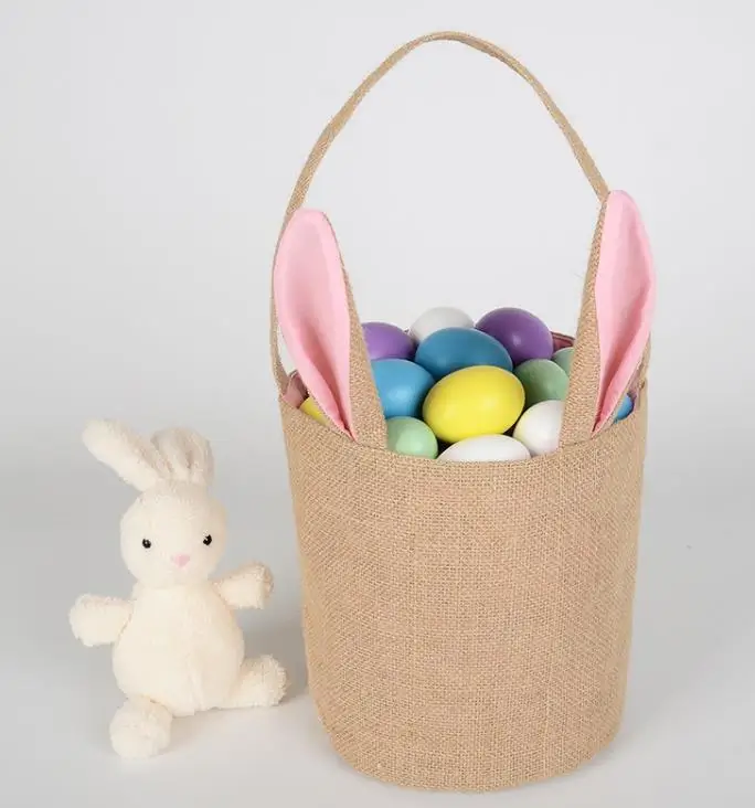 Rabbit Ear Cotton Linen Easter Egg Bag Bunny Ear Shopping Tote kids Children Jute Cloth Hand-painted DIY Creative Candy Gift Bag
Rabbit Ear Cotton Linen Easter Egg Bag Bunny Ear Shopping Tote kids Children Jute Cloth Hand-painted DIY Creative Candy Gift Bag