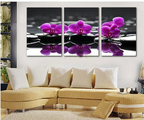 3 Piece Canvas Art Purple Flowers and Stone Zen Wall Art Poster Print Modern Pictures for Bedroom Wall Decor
3 Piece Canvas Art Purple Flowers and Stone Zen Wall Art Poster Print Modern Pictures for Bedroom Wall Decor