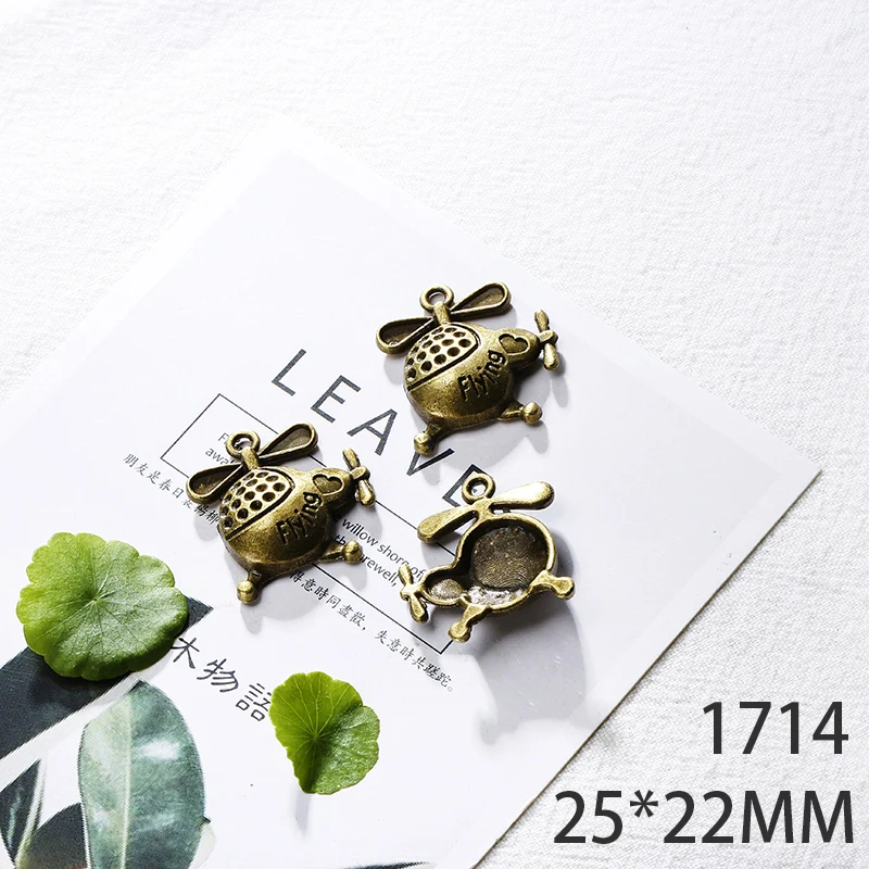 25*22mm 5pcs Helicopter Aircraft Alloy Pendant For Diy Jewelry Making 2 Colors Antique Silver Antique Bronze No.1714
25*22mm 5pcs Helicopter Aircraft Alloy Pendant For Diy Jewelry Making 2 Colors Antique Silver Antique Bronze No.1714